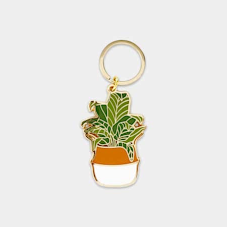 Banana Leaf Keychain