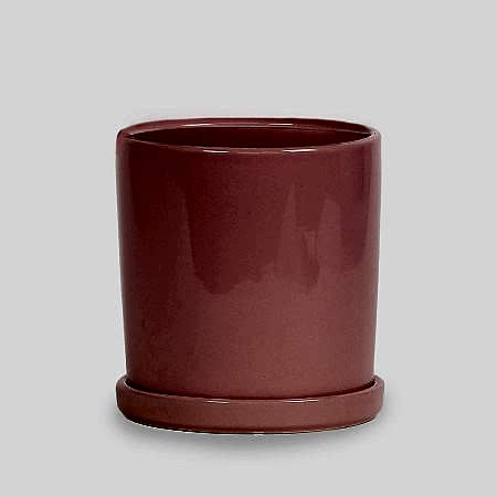 5'' Baby Pink Ceramic + Saucer