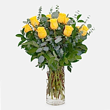 1-Dozen Yellow Roses