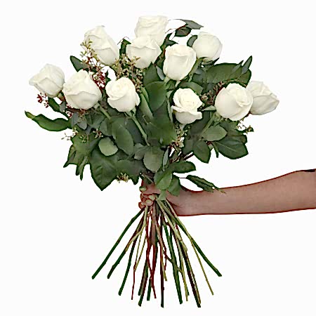 White Rose Bouquet 