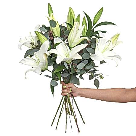 White Lily Bouquet 