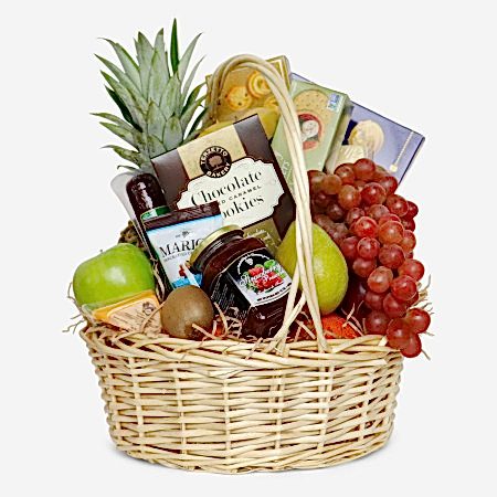Fruit + Savory Snacks Gift Basket