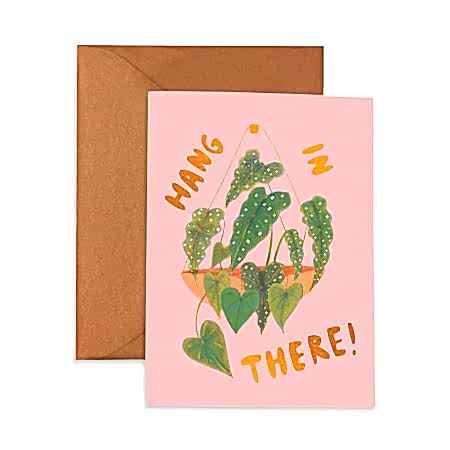 Begonia Maculata Sympathy Card
