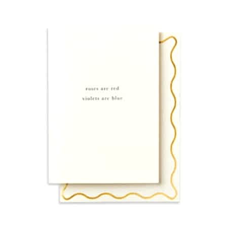 Roses Are Red Card