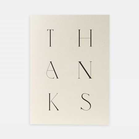 Thanks Greeting Card