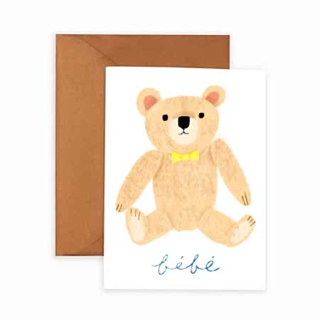 Teddy Baby Card