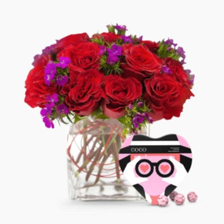Love Expressions + COCO Truffles Heart Tin