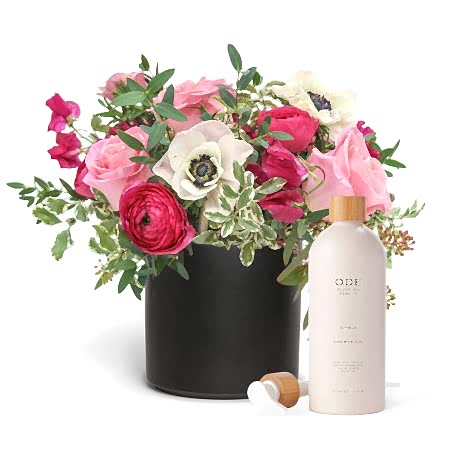 Pretty in Pink + ODE Shower Gel & Bubble Bath