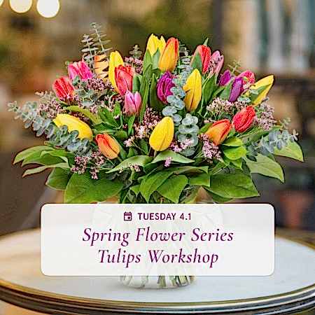 Spring Flower Series: Tulip Arrangements - Apr 1st