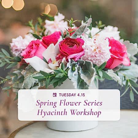 Spring Flower Series: Hyacinth Arrangements - Apr 15th
