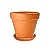 7'' Clay Pot / Saucer