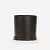 5'' Black Ceramic + Saucer