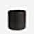 12'' Black Cylinder