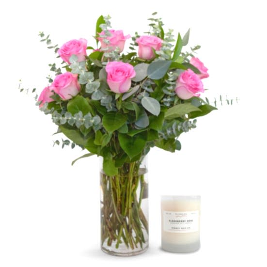 Pink Roses + Sydney Hale Candle I'm Sorry