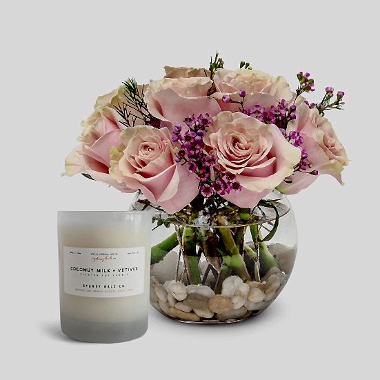 Make Me Blush + Sydney Hale Candle Roses