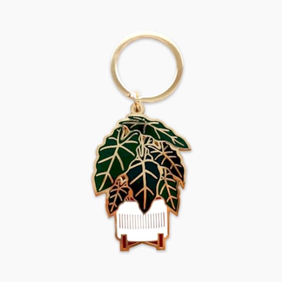 Alocasia Frydek Keychain Stationery