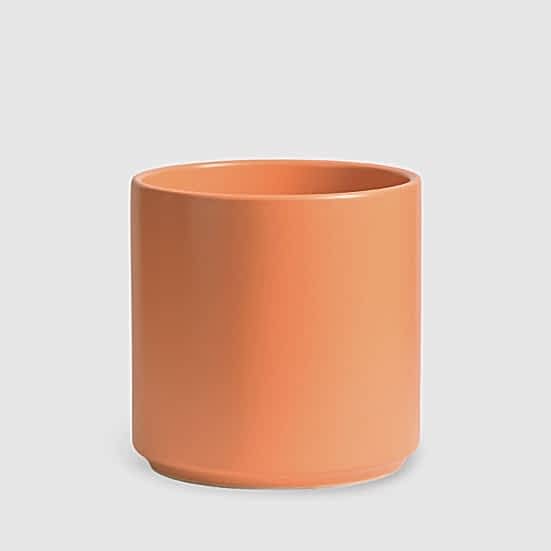 5'' Peach Cylinder Pottery