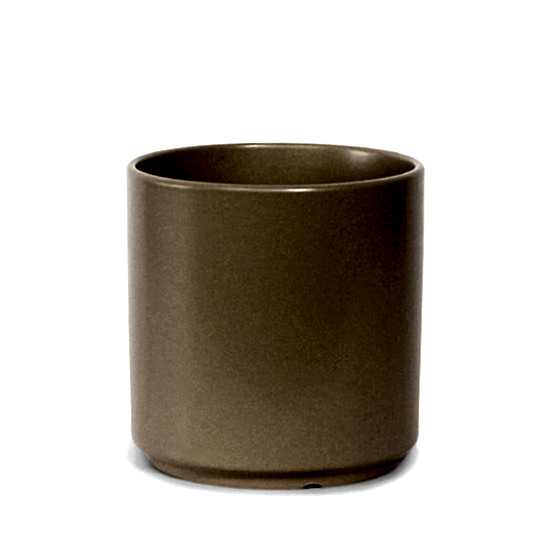 10'' Tan Cylinder Pottery