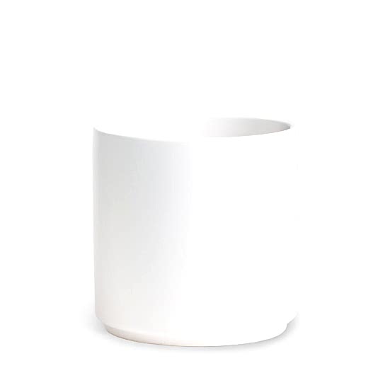10'' White Cylinder Pottery