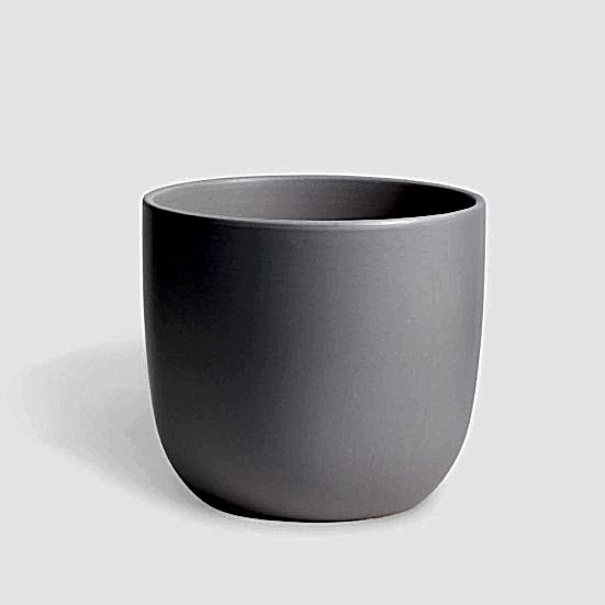 12'' Gray Egg Pottery