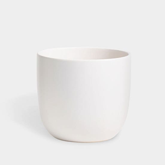 7'' White Egg Pottery