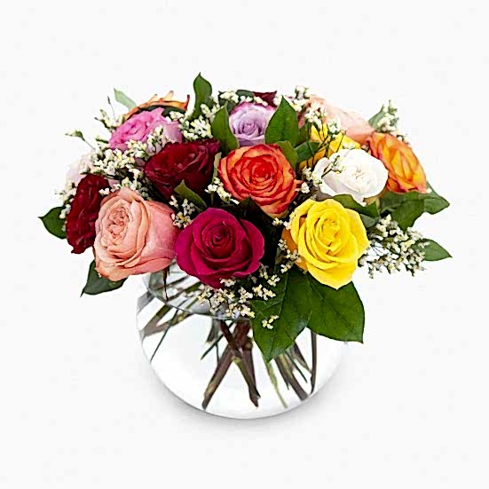 Multicolor Rose Garden  Valentine's Day