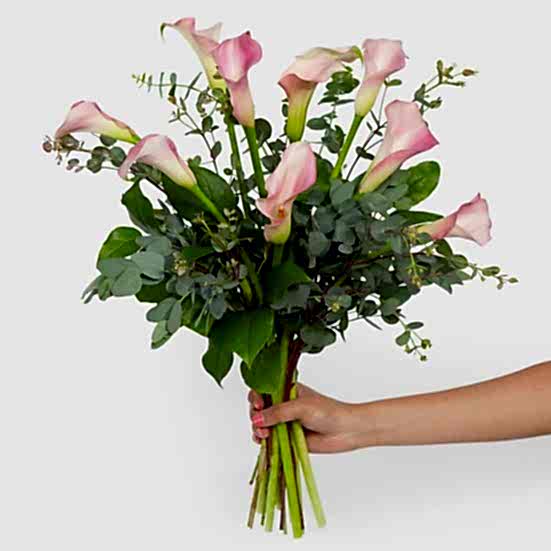 Soft Pink Calla Lily Bouquet Bouquets