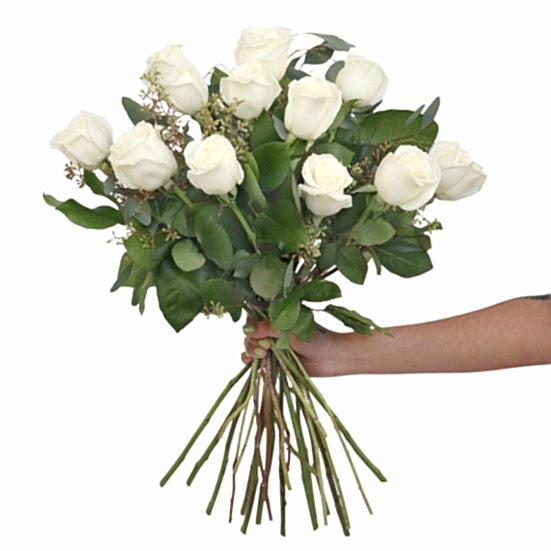 White Rose Bouquet  Anniversary