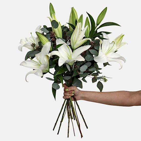 White Lily Bouquet  Housewarming