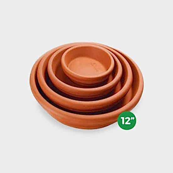 Terra Cotta Saucer - 12'' Saucers