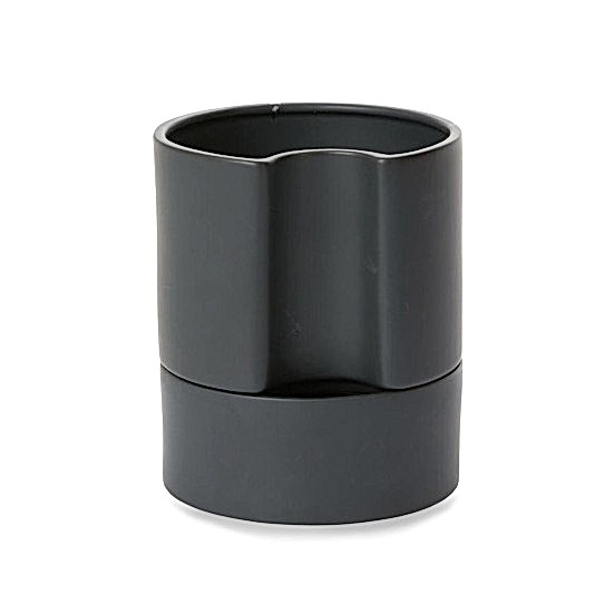 8'' Jett Pot Black  Containers/Planters