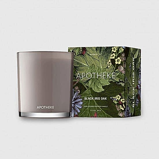 Apotheke Black Iris Oak Candle Apotheke