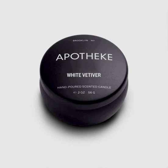 Apotheke White Vetiver Mini Tin Candle Home & Lifestyle