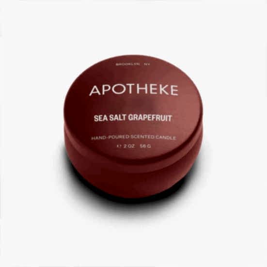 Apotheke Sea Salt Grapefruit Mini Tin Candle Home & Lifestyle