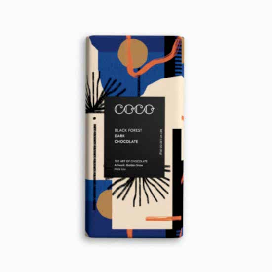 COCO Black Forest Dark Bar COCO Chocolatier