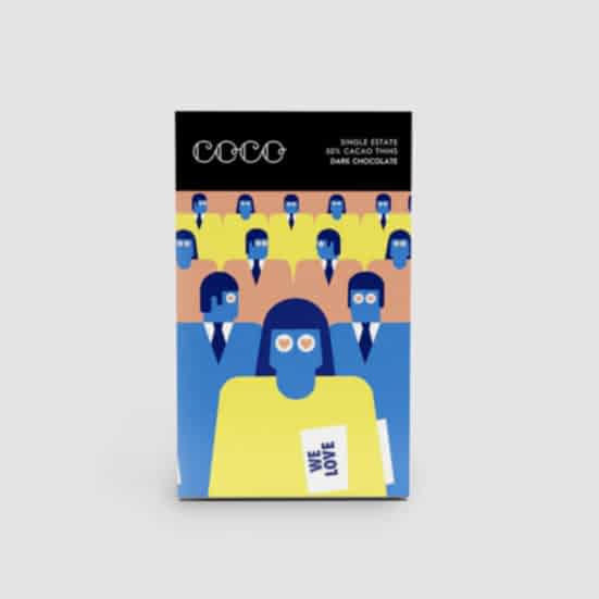 COCO Single Estate Dark Chocolate Cacao Thins COCO Chocolatier