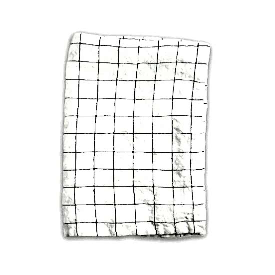 Creative Women Stone Washed Linen Windowpane Tea Towel Get Well
