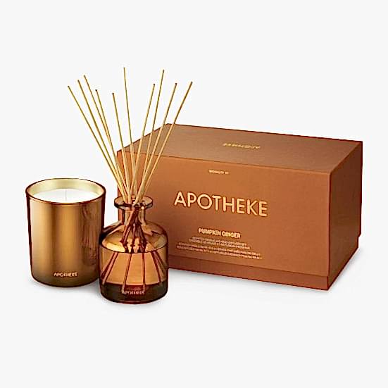 Apotheke Pumpkin Ginger Candle and Reed Diffuser Set Gift Sets