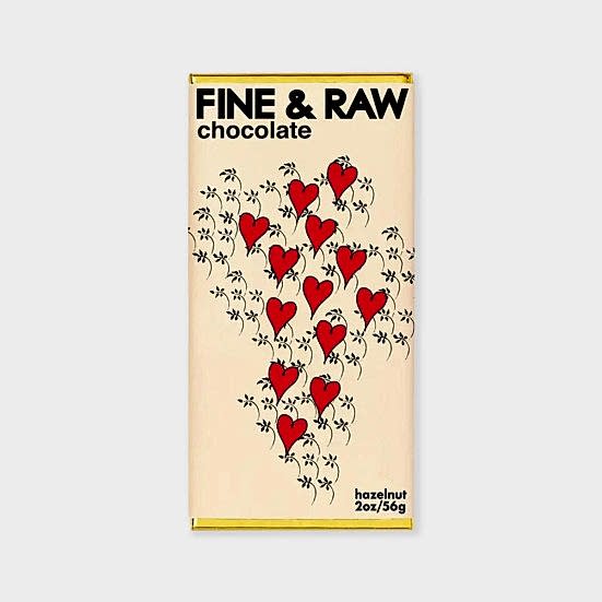Fine & Raw Hazelnut Chocolate Bar  Anniversary