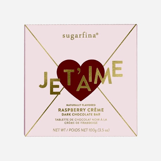 Sugarfina Dark Chocolate Raspberry Creme Bar Anniversary