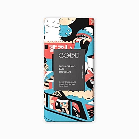COCO Salted Caramel Dark Bar COCO Chocolatier
