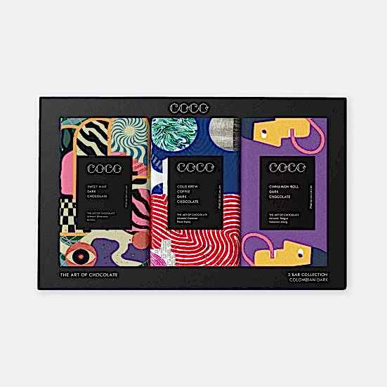 COCO Three Dark Bar Collection Gift Set COCO Chocolatier
