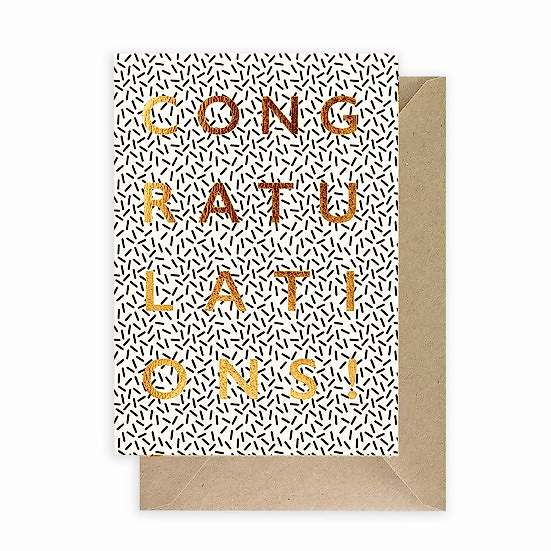Congratulations Greeting Card Katie Leamon