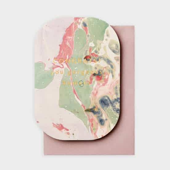 Marble Congrats Card Katie Leamon