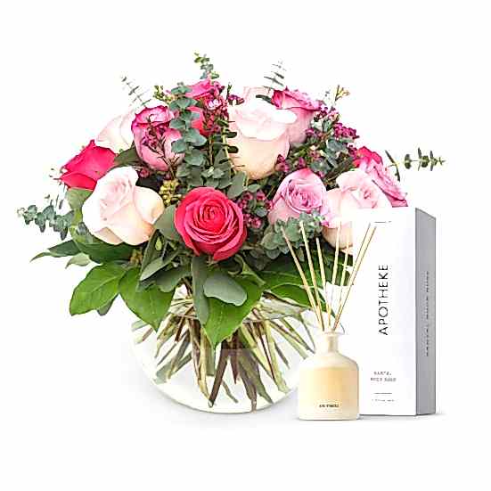 17 Lovely Roses + Apotheke Diffuser Valentine's Day