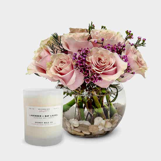 Make Me Blush + Sydney Hale Candle Roses