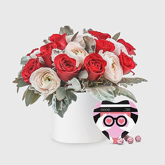 Maraschino + COCO Truffles Heart Tin Love & Romance