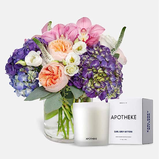 Stella + Apotheke Candle Lisianthus