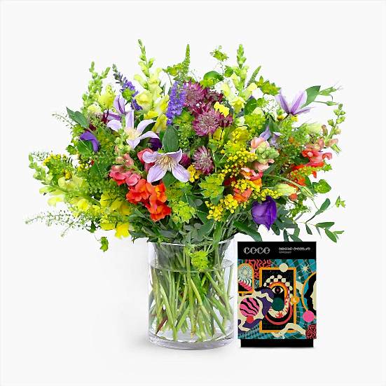 Untamed + COCO Drinking Chocolate Lisianthus