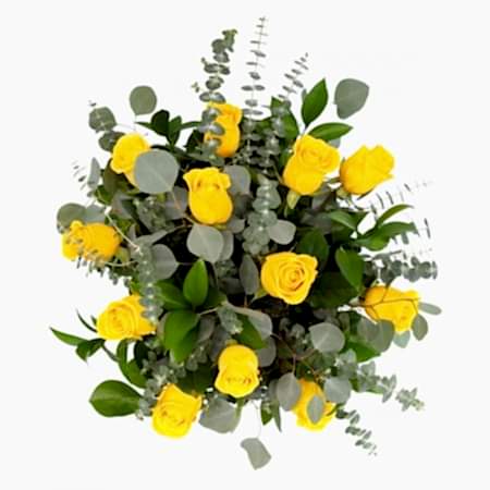 1-Dozen Yellow Roses